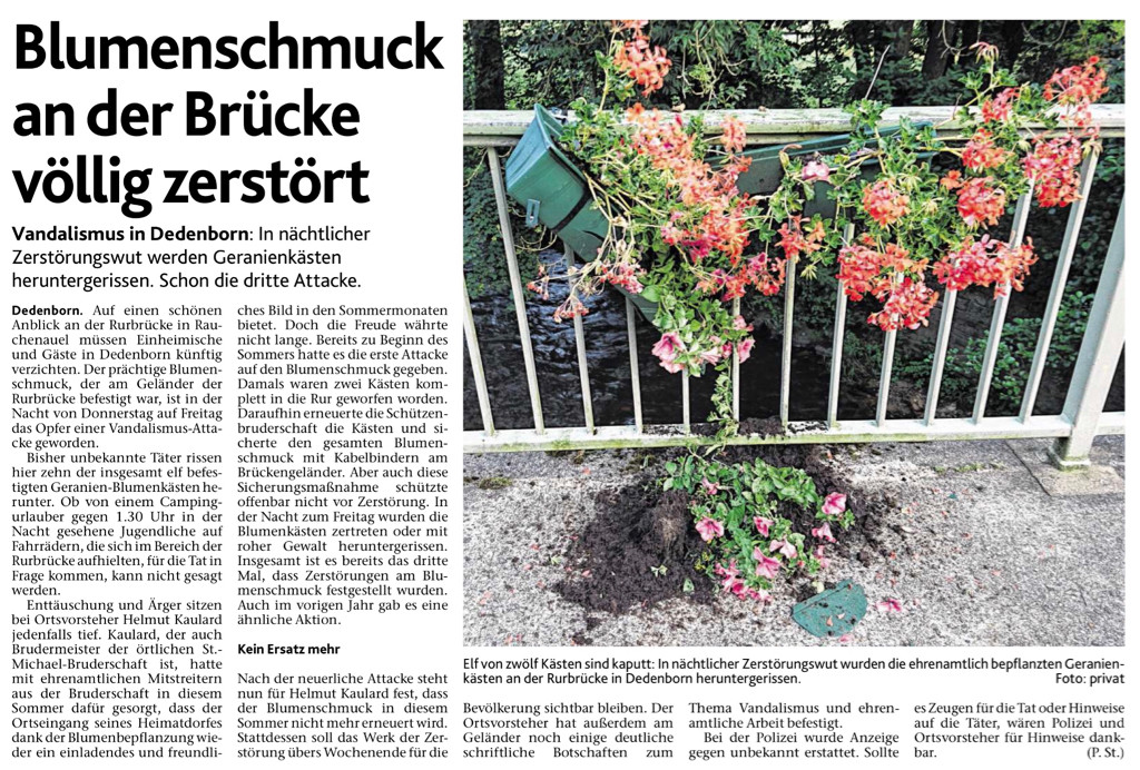 Eifeler Nachrichten, 23. Juli 2016