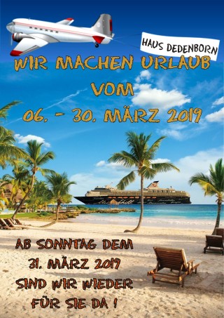 Urlaub 2019